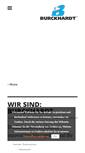 Mobile Screenshot of metallbau-burckhardt.de